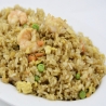 Arroz frito con salsa de soja