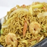 Tallarines Chinos a la Plancha con tres delicias