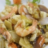 Mariscos variados salteados