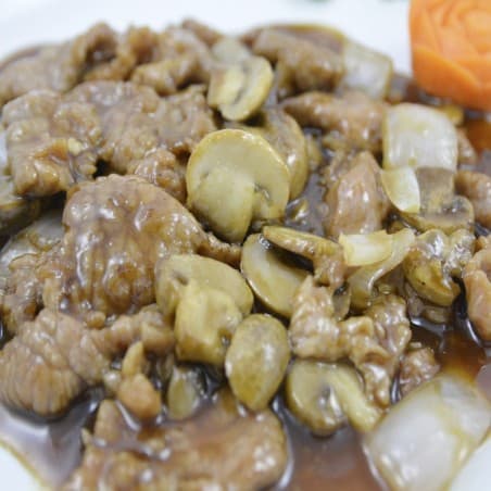 Vedella amb xampinyons