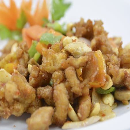 Pollastre Gon-Bao (cacauets, picant)