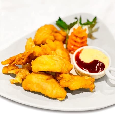 Pollastre amb salsa de mel i mostassa